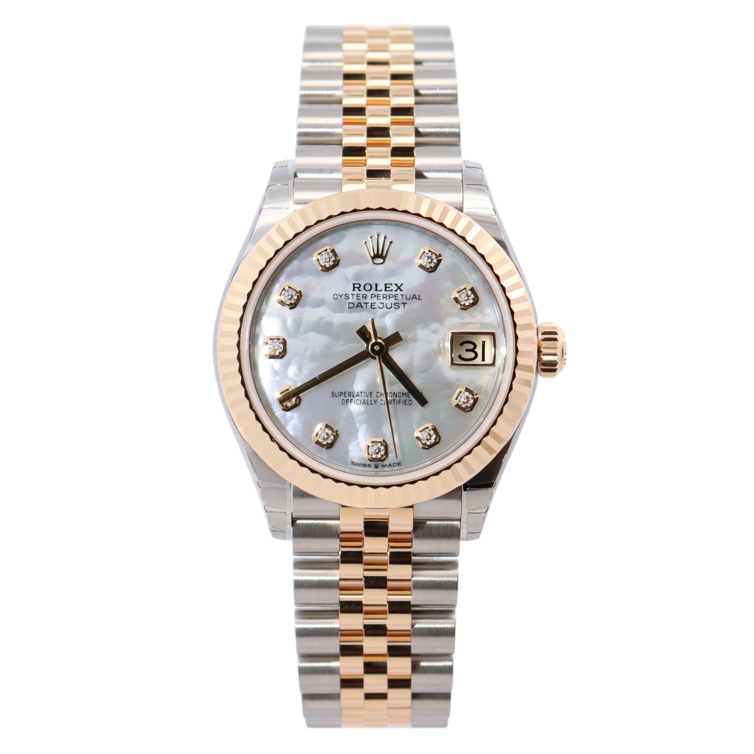 Rolex Datejust 31mm MOP Dial Watch Ref# 278273