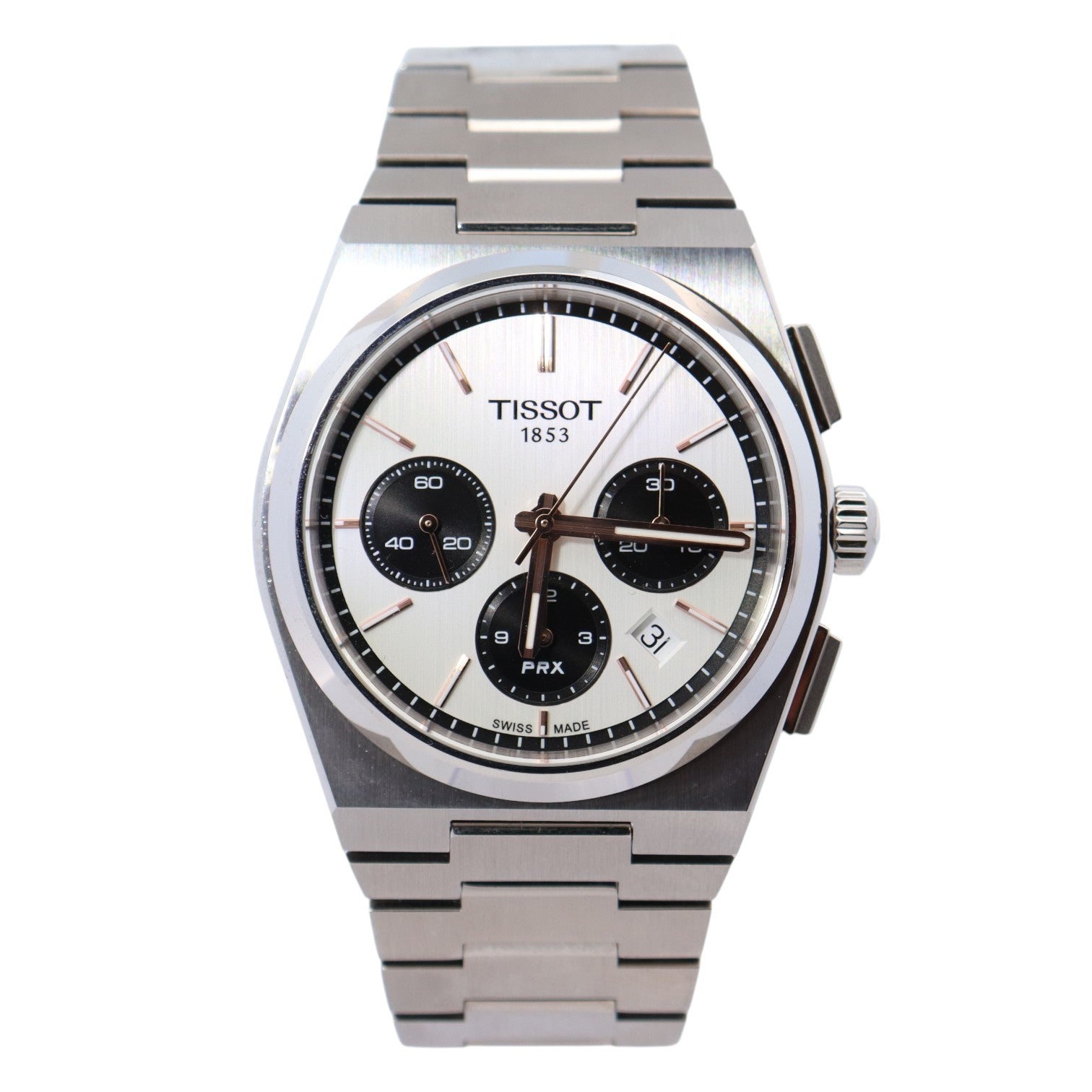Tissot PRX 42mm White Dial Watch Ref: T137.427.11.011.00