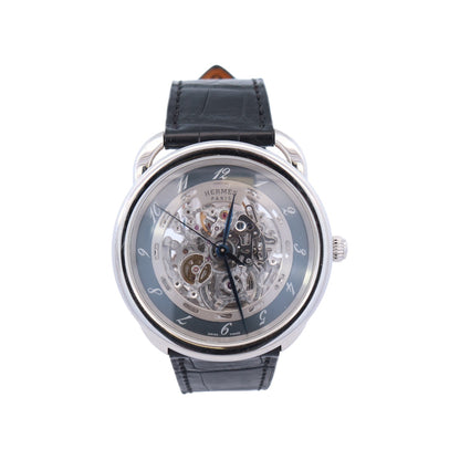 Hermes Squelette 40mm Skeleton Dial Watch Ref# AR6.710A