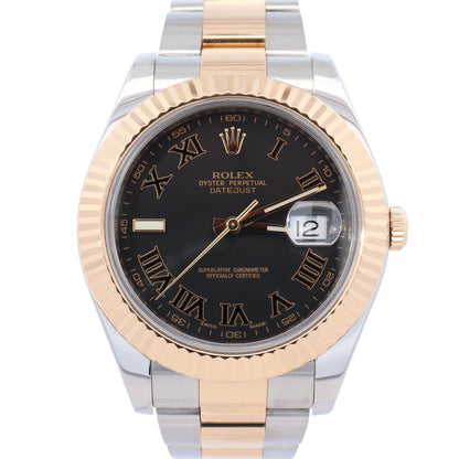 Rolex Datejust 41mm Black Dial Watch Ref# 116333 - Happy Jewelers Fine Jewelry Lifetime Warranty