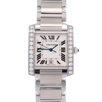 Cartier Tank 28mm White Dial Watch Ref# W51002Q3 - Happy Jewelers Fine Jewelry Lifetime Warranty
