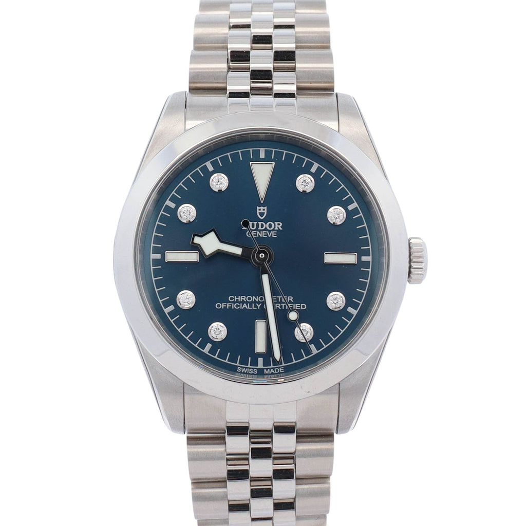 Tudor Black Bay One 36mm Blue Diamond Dial Watch Ref# 79640