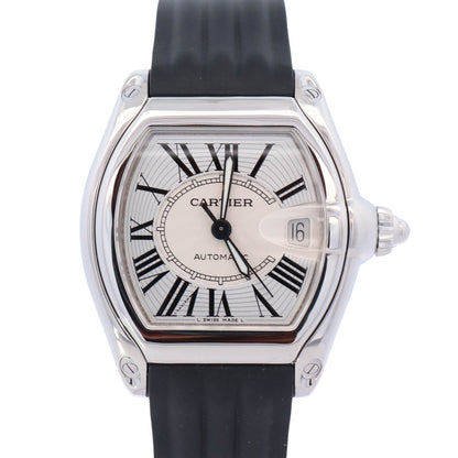 Cartier Roadster 35mm Silver Dial Watch Ref# W62025V3 - Happy Jewelers Fine Jewelry Lifetime Warranty