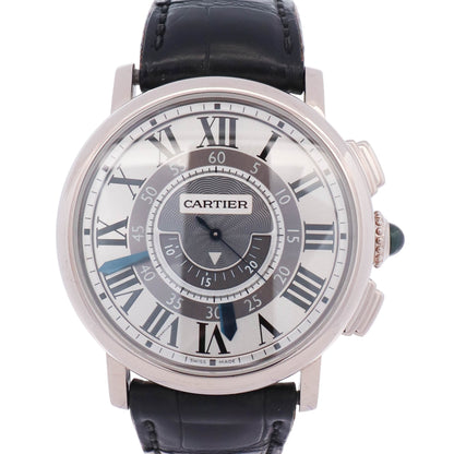 Cartier Rotonde De Central 42mm Silver Dial Watch Ref# W1556051 - Happy Jewelers Fine Jewelry Lifetime Warranty