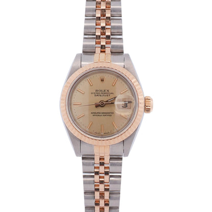 Rolex Datejust 26mm Champagne Dial Watch Ref# 69173 - Happy Jewelers Fine Jewelry Lifetime Warranty