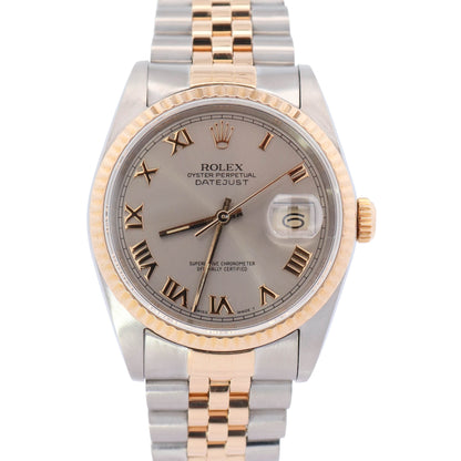 Rolex Datejust 36mm Silver Dial Watch Ref# 16233 - Happy Jewelers Fine Jewelry Lifetime Warranty