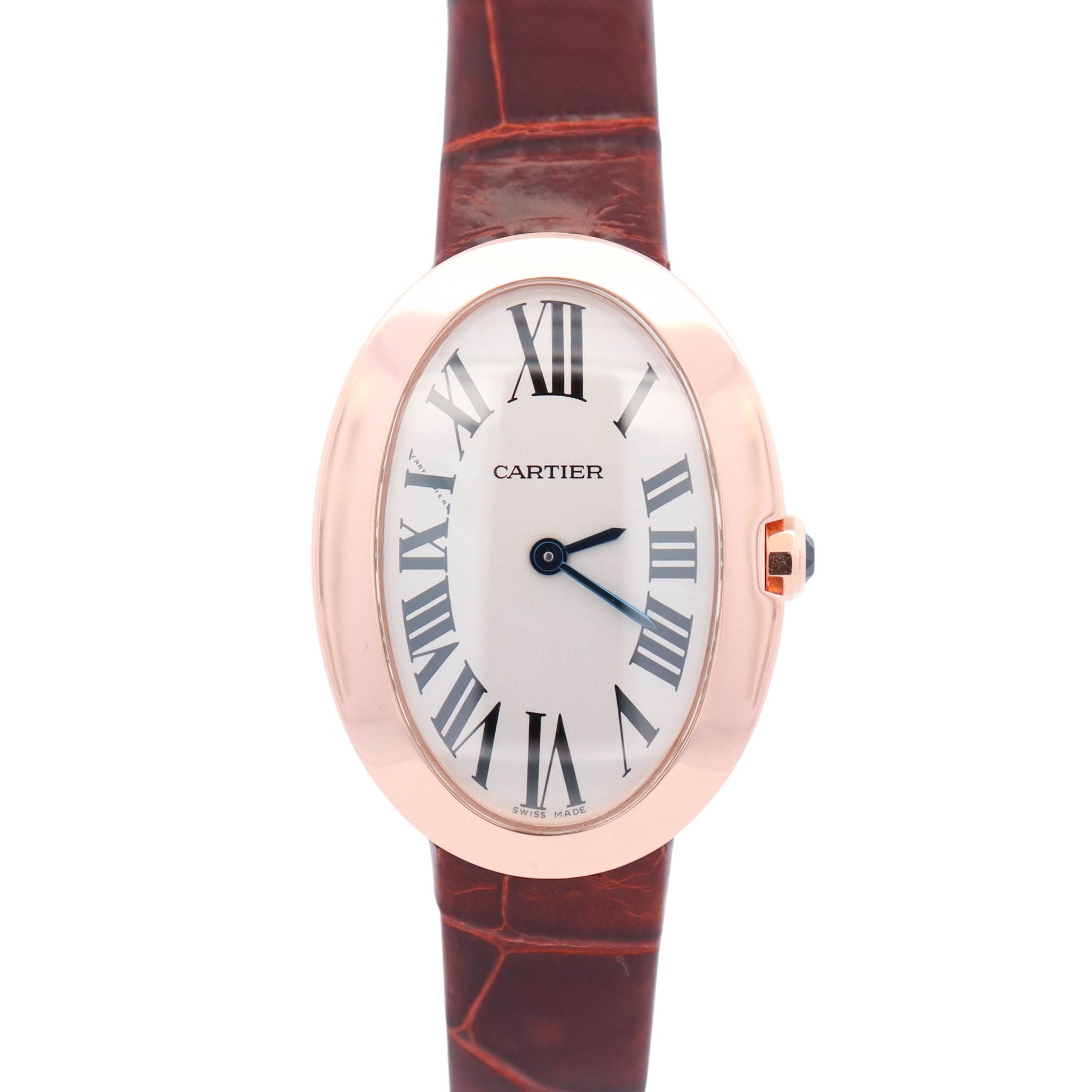 Cartier Baignoire 31mm Silver Dial Watch Ref# W8000007