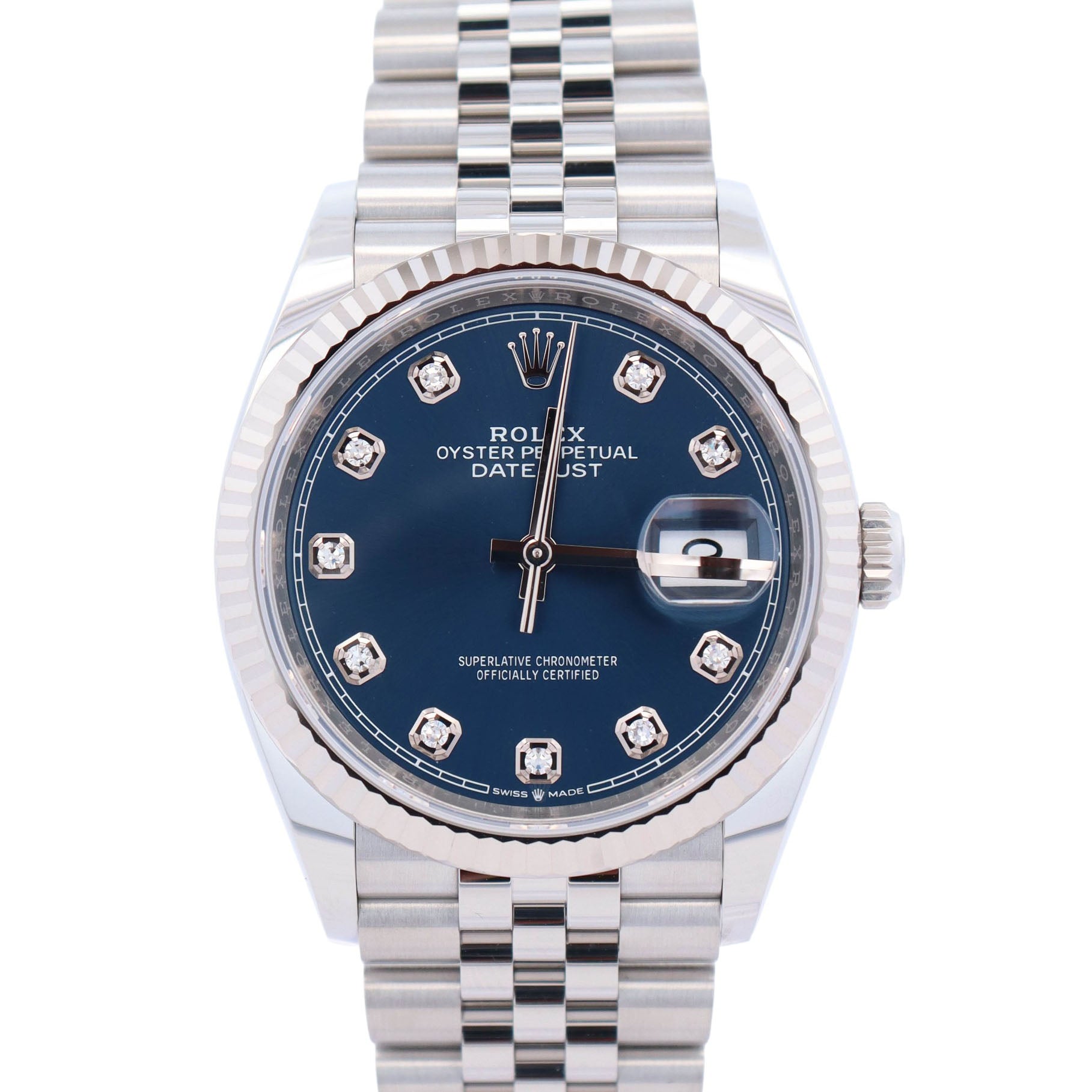 Rolex Datejust 36mm Blue Dial Watch Ref# 126234