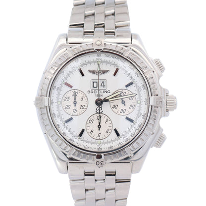 Breitling Crosswind 44mm White Dial Watch Ref# A44355 - Happy Jewelers Fine Jewelry Lifetime Warranty