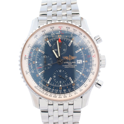 Breitling Navitimer 46mm Blue Dial Watch Ref# A24322 - Happy Jewelers Fine Jewelry Lifetime Warranty