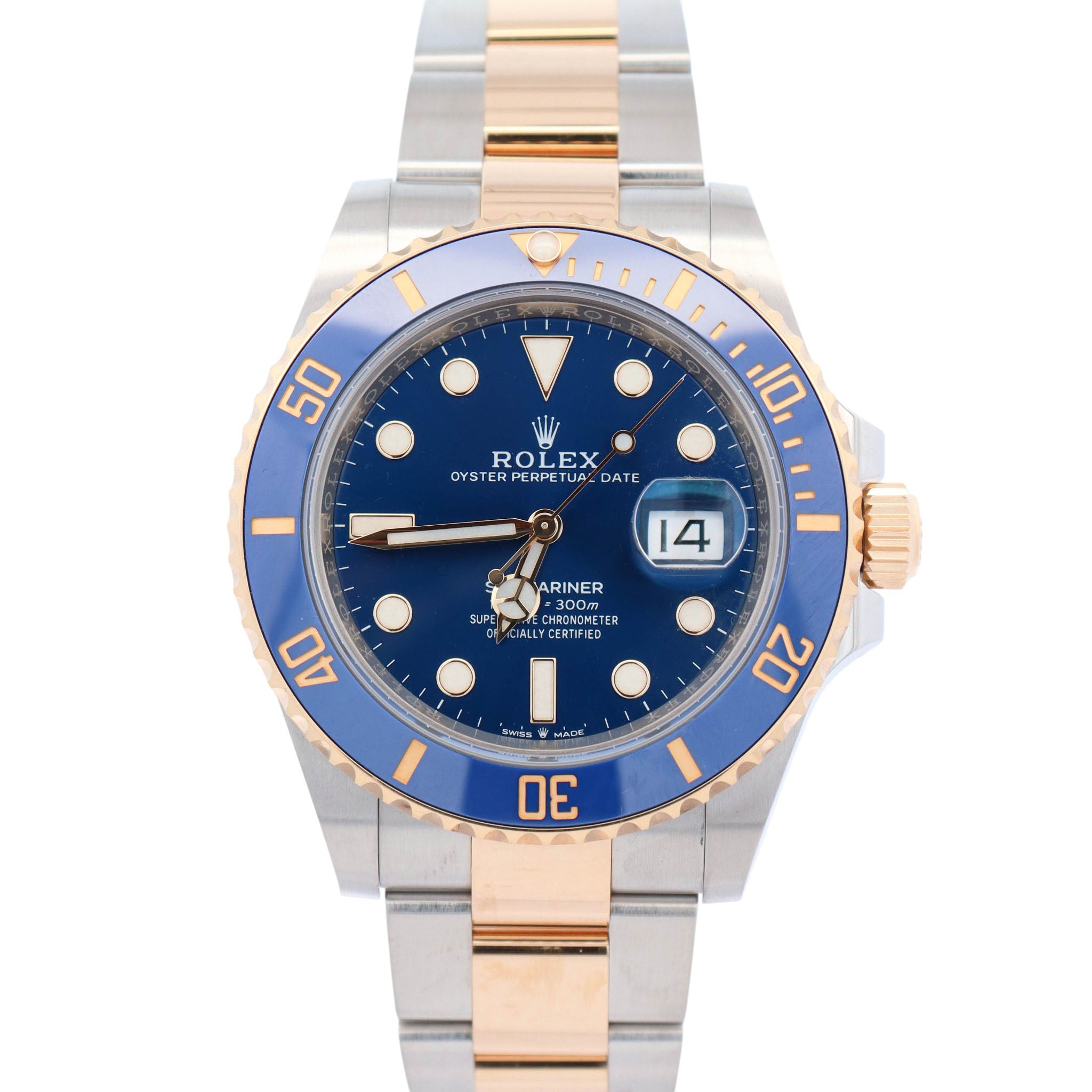 Rolex Submariner 41mm Blue Dial Watch Ref# 126613LB