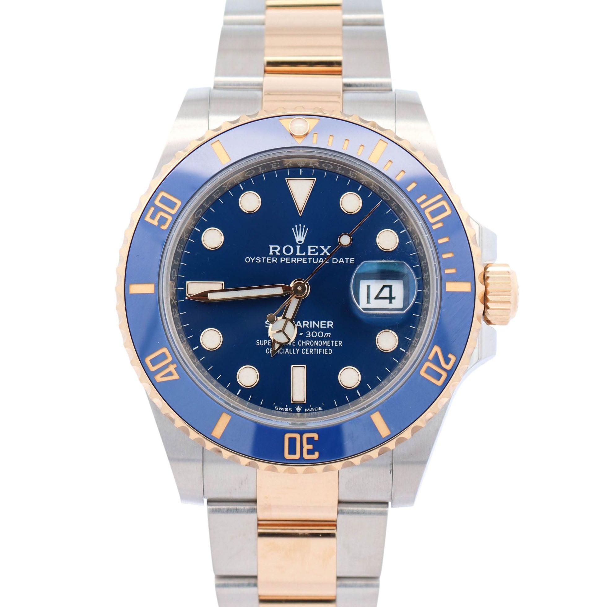 Rolex Submariner 41mm Blue Dial Watch Ref# 126613LB