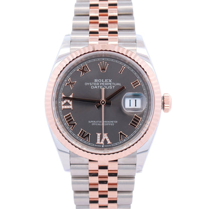 Rolex Datejust 36mm Rhodium Dial Watch Ref# 126231