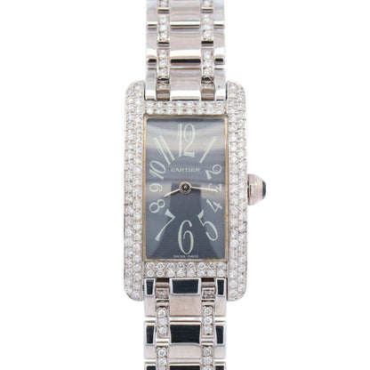 Cartier Tank 28mm Black Dial Watch Ref# W2605129