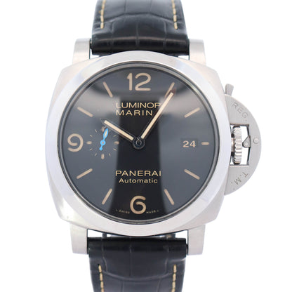 Panerai Luminor 42mm Black Dial Watch Ref# PAM01392 - Happy Jewelers Fine Jewelry Lifetime Warranty