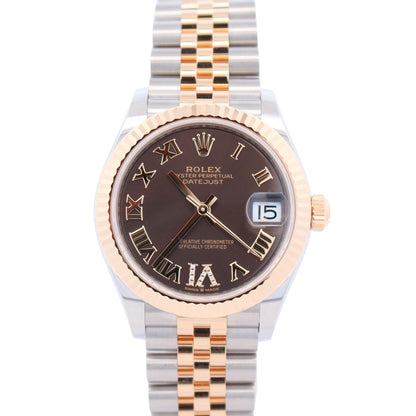 Rolex Datejust 31mm Rhodium Dial Watch Ref# 278273