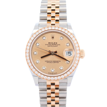 Rolex Datejust 31mm Champagne Dial Watch Ref# 278383RBR