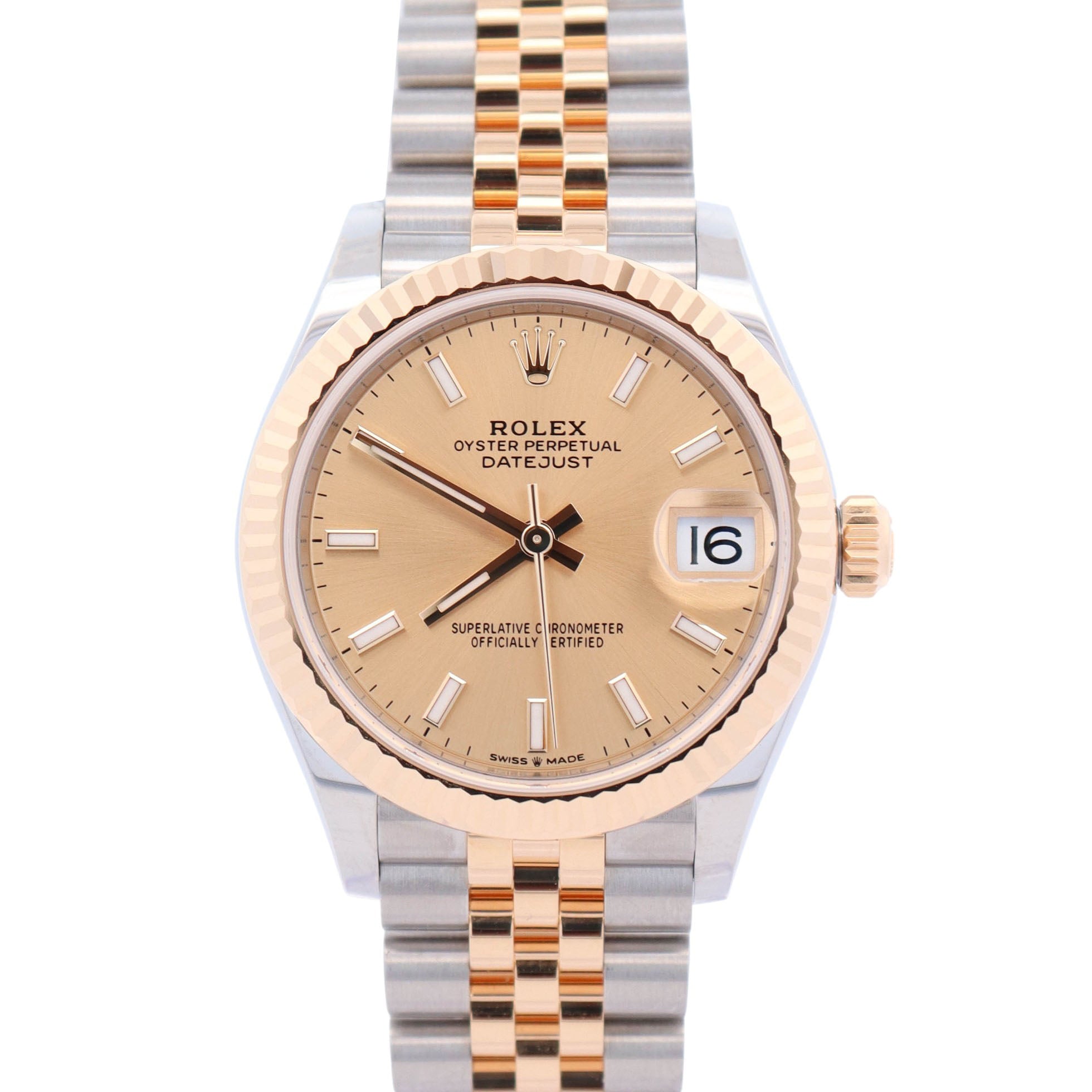 Rolex Datejust 31mm Champagne Dial Watch Ref# 278273