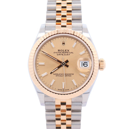 Rolex Datejust 31mm Champagne Dial Watch Ref# 278273