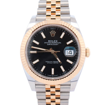 Rolex Datejust 41mm Black Dial Watch Ref# 126333 - Happy Jewelers Fine Jewelry Lifetime Warranty
