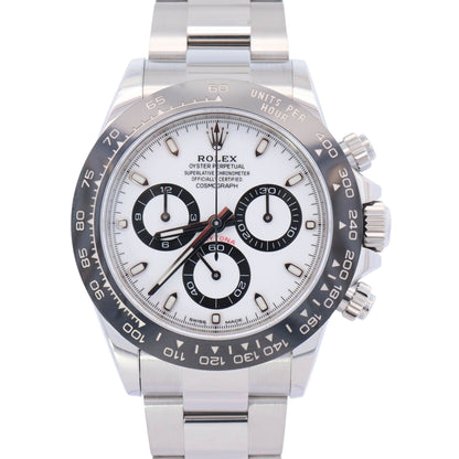 Rolex Daytona 40mm White Dial Watch Ref# 116500LN