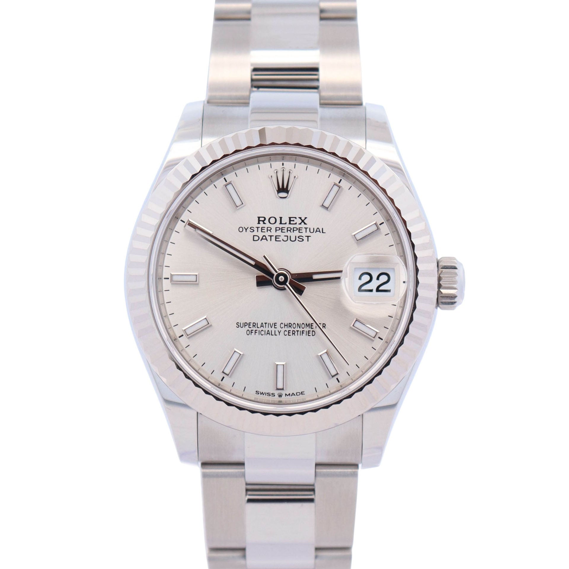 Rolex Datejust 31mm Silver Dial Watch Ref# 278274