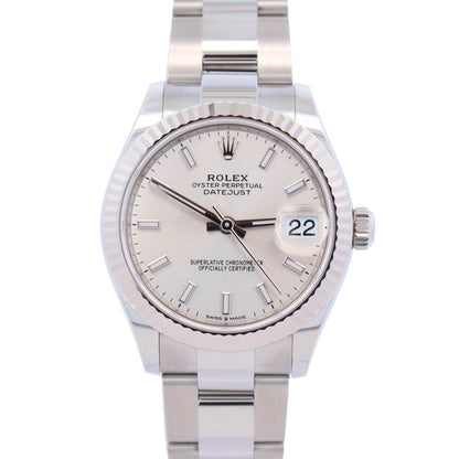 Rolex Datejust 31mm Silver Dial Watch Ref# 278274