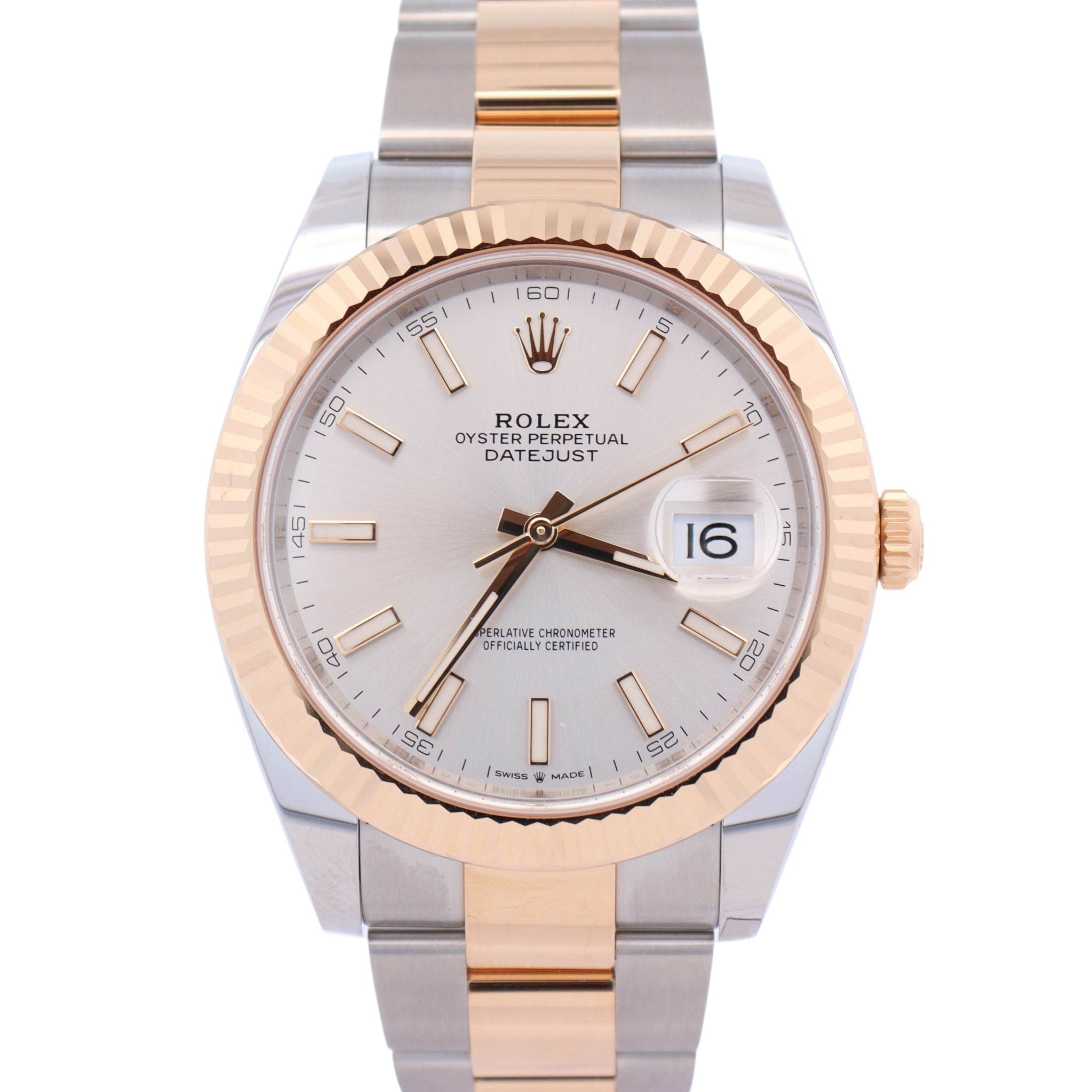 Rolex Datejust 41mm Silver Dial Watch Ref# 126333