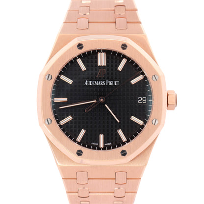 Audemars Piguet Royal Oak 41mm Black Dial Watch Ref# 15500OR.OO.D002CR.01 - Happy Jewelers Fine Jewelry Lifetime Warranty