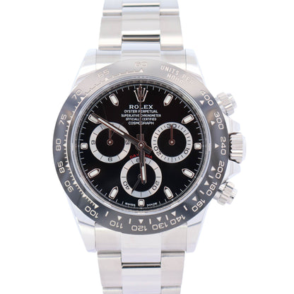 Rolex Daytona 40mm Black Dial Watch Ref# 116500LN - Happy Jewelers Fine Jewelry Lifetime Warranty