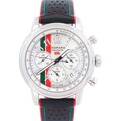Chopard Mille Miglia Racing Stripes Mexico Edition 42mm Silver Dial Watch Ref# 168589-3032