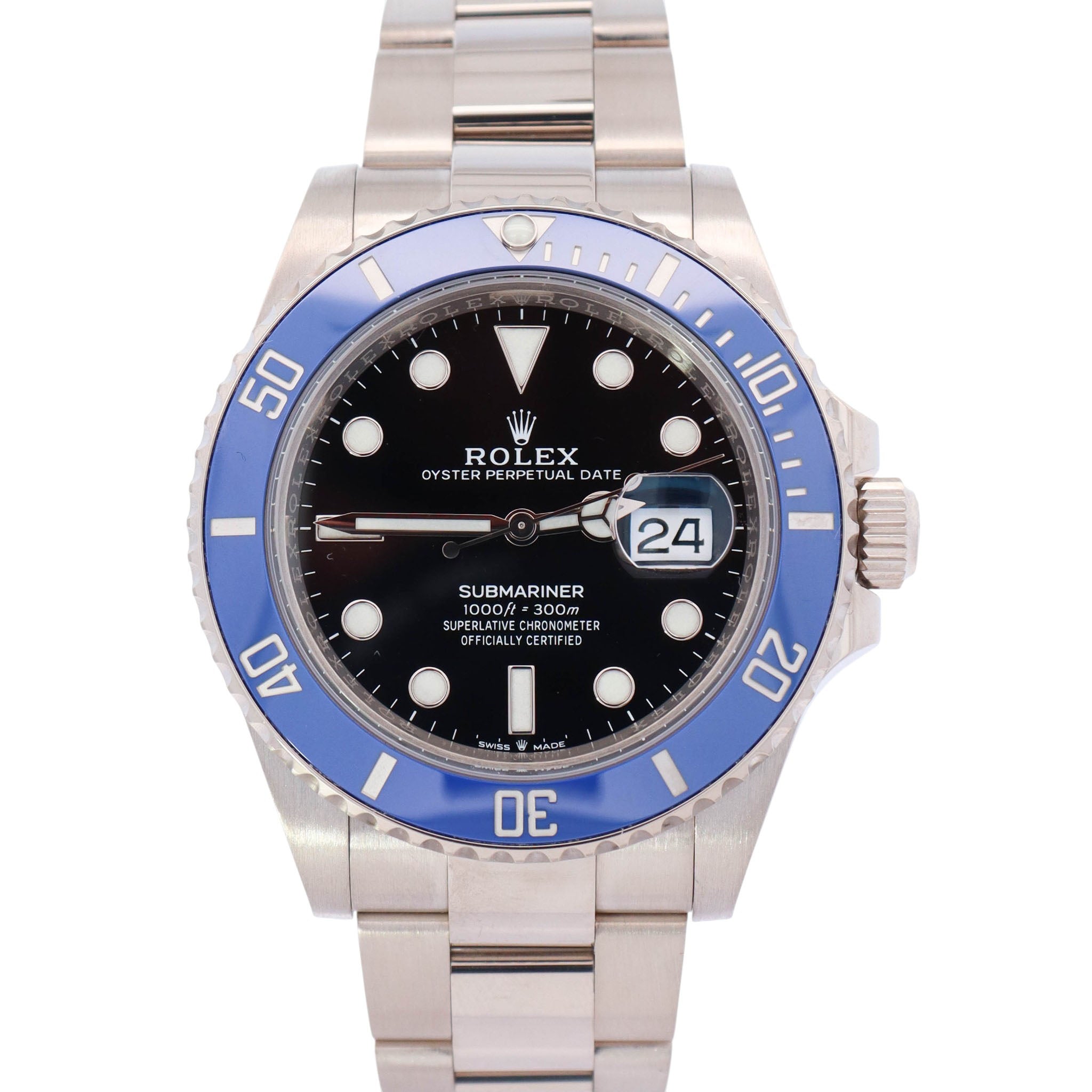 Rolex Submariner 41mm Black Dial Watch Ref# 126619LB - Happy Jewelers Fine Jewelry Lifetime Warranty