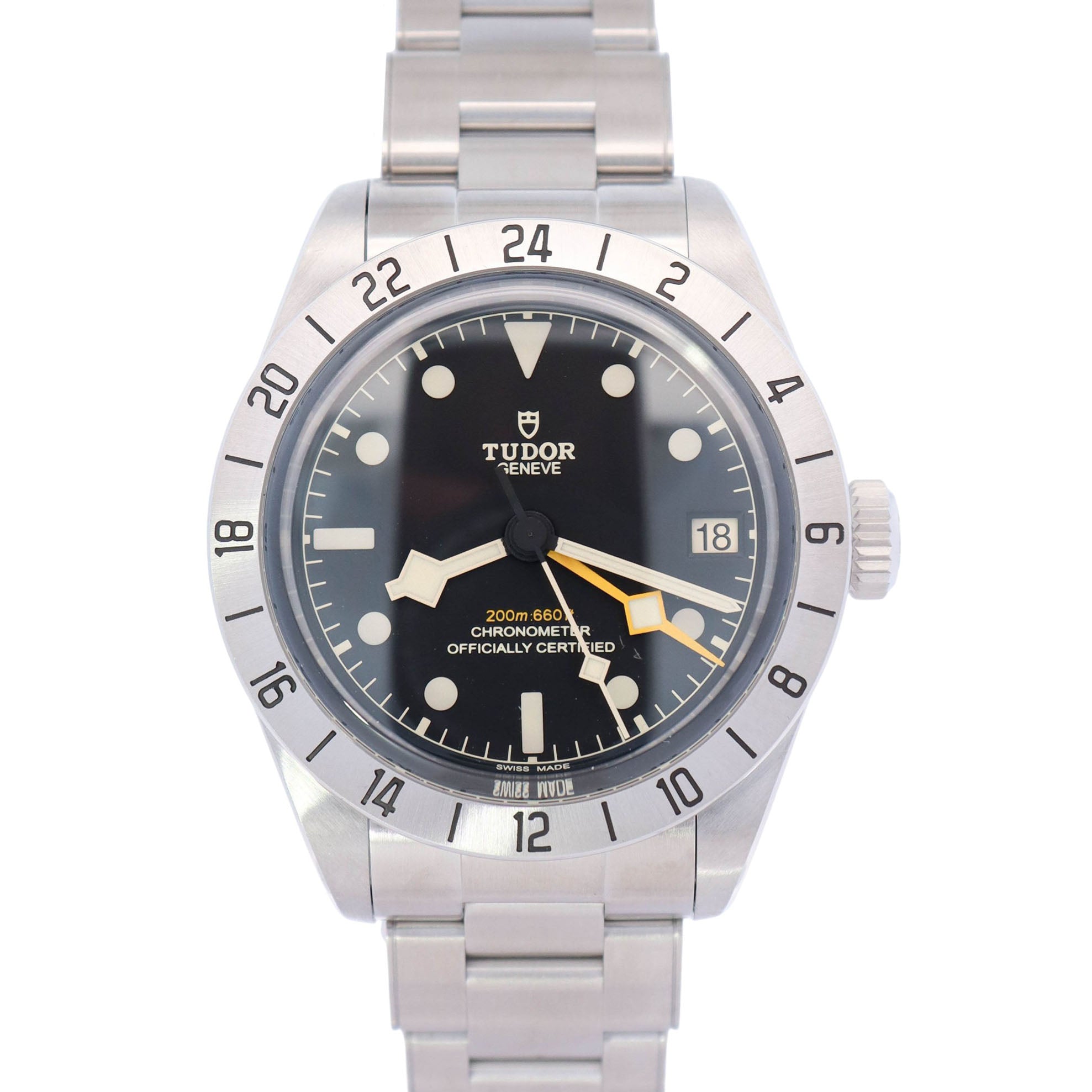 Tudor Black Bay 39mm Black Dial Watch Ref# 79470