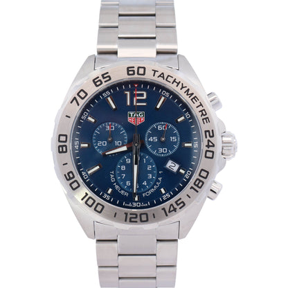 Tag Heuer Formula 1 43mm Blue Dial Watch Ref# CAZ101K.BA0842