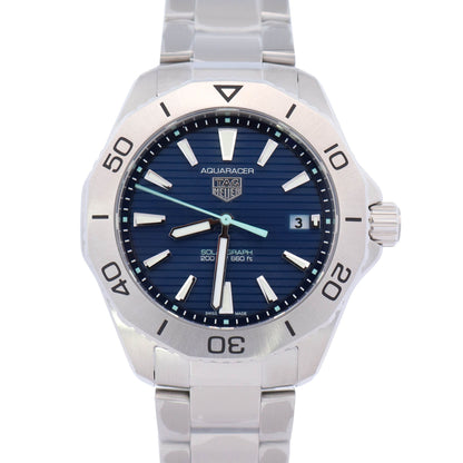 Tag Heuer Aquaracer 40mm Blue Dial Watch Ref# WBP1113.BA0000 - Happy Jewelers Fine Jewelry Lifetime Warranty