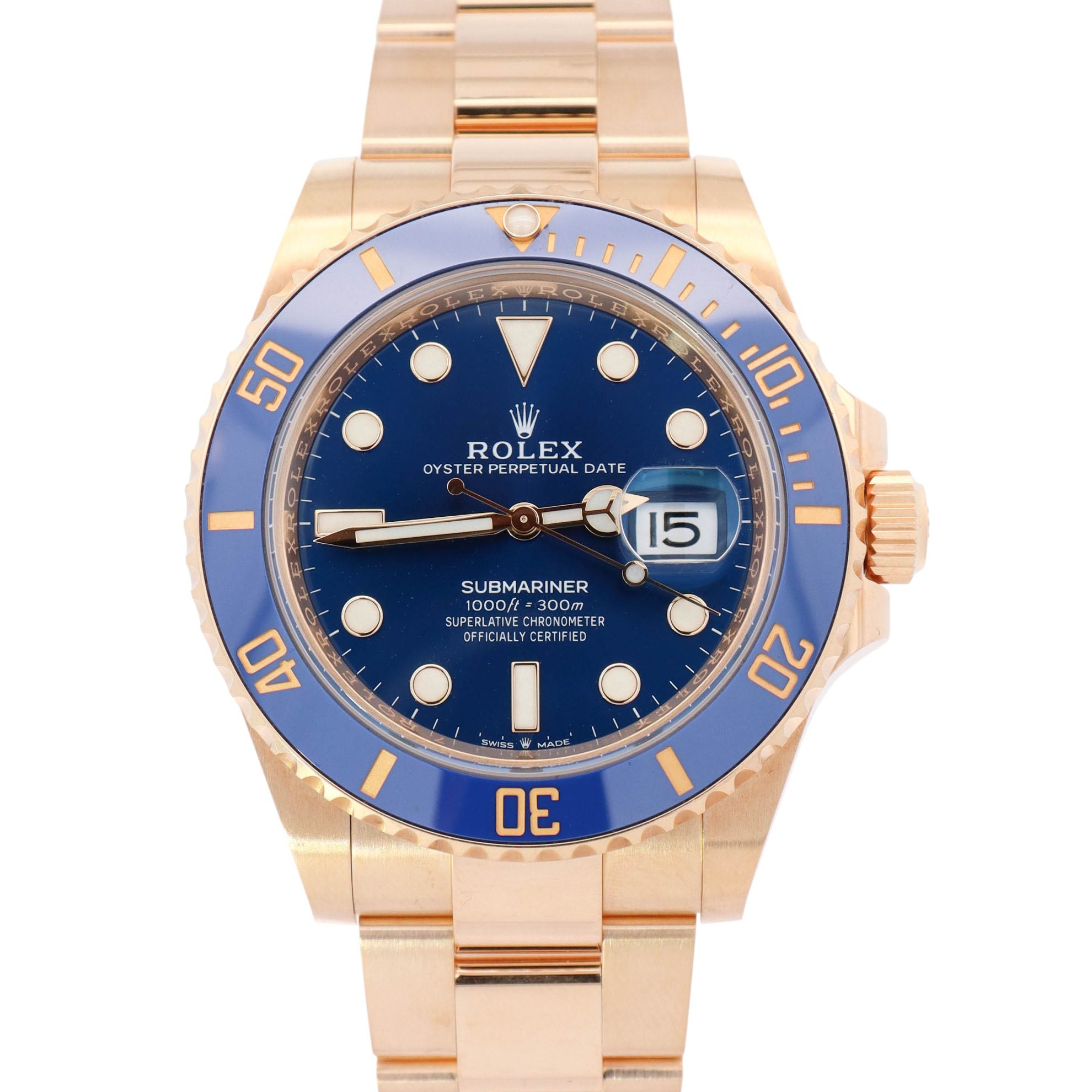 Rolex Submariner 41mm Blue Dial Watch Ref# 126618LB - Happy Jewelers Fine Jewelry Lifetime Warranty