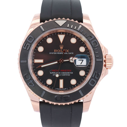 Rolex Yacht-Master 40mm Black Dial Watch Ref# 116655 - Happy Jewelers Fine Jewelry Lifetime Warranty
