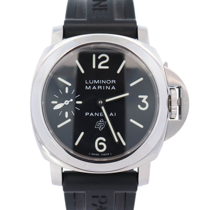 Panerai Luminor Marina 44mm Black Dial Watch Ref# PAM00005 - Happy Jewelers Fine Jewelry Lifetime Warranty
