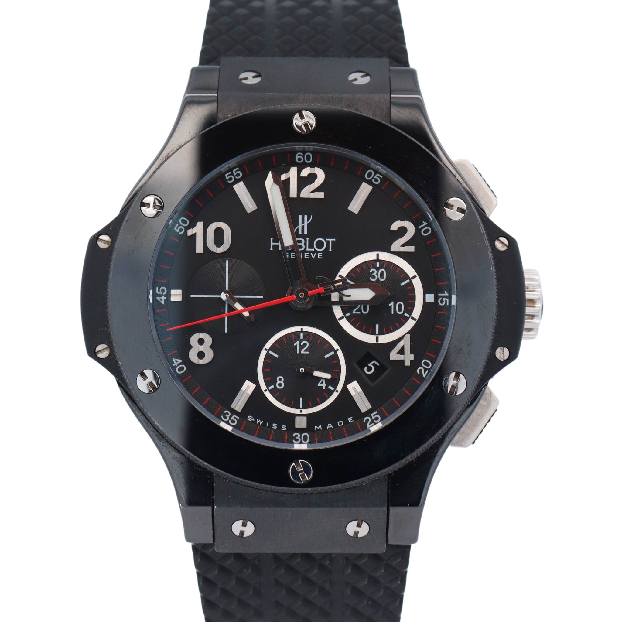 Hublot Big Bang 44mm Black Dial Watch Ref# 301.CM.130.RX - Happy Jewelers Fine Jewelry Lifetime Warranty