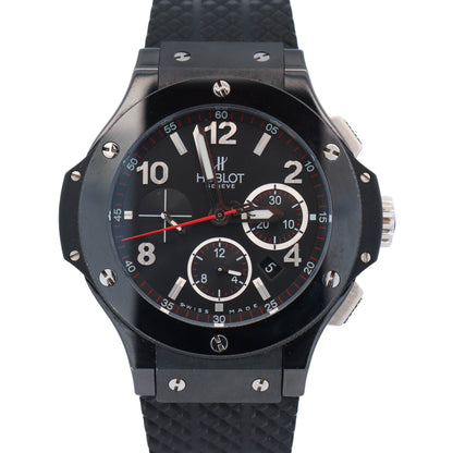 Hublot Big Bang 44mm Black Dial Watch Ref# 301.CM.130.RX - Happy Jewelers Fine Jewelry Lifetime Warranty