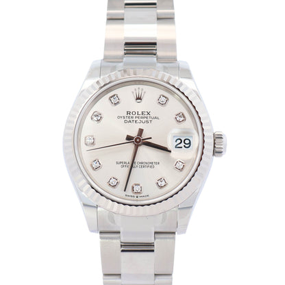 Rolex Datejust 31mm Silver Dial Watch Ref# 278274 - Happy Jewelers Fine Jewelry Lifetime Warranty