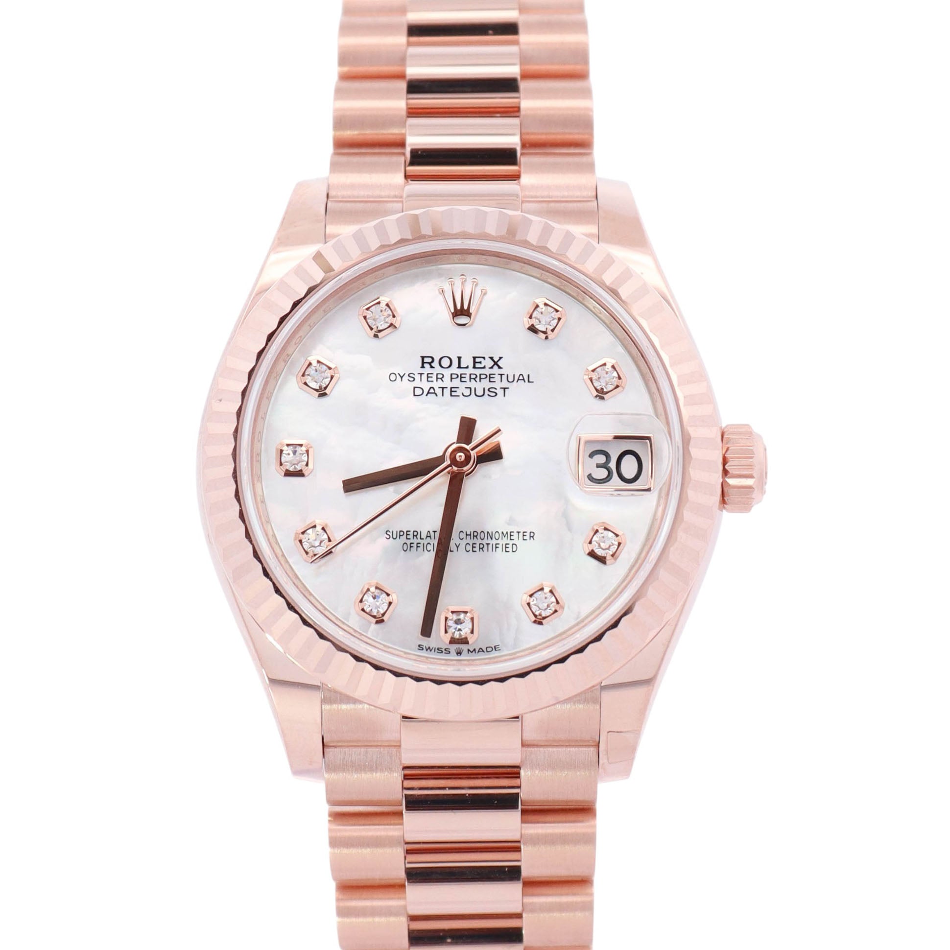 Rolex Datejust 31mm MOP Dial Watch Ref# 278275 – Happy Jewelers