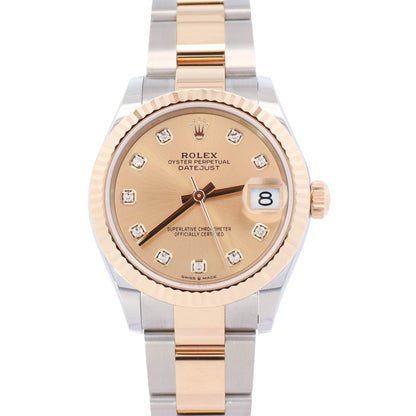Rolex Datejust 31mm Champagne Dial Watch Ref# 278273 - Happy Jewelers Fine Jewelry Lifetime Warranty