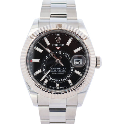 Rolex Sky-Dweller 42mm Black Dial Watch Ref# 336934 - Happy Jewelers Fine Jewelry Lifetime Warranty