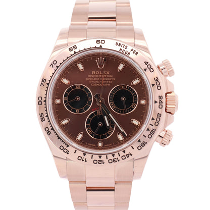 Rolex Daytona 40mm Chocolate Dial Watch Ref# 116505 - Happy Jewelers Fine Jewelry Lifetime Warranty