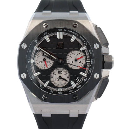 Audemars Piguet Royal Oak 43mm Black Dial Watch Ref# 26420SO.OO.A002CA.01 - Happy Jewelers Fine Jewelry Lifetime Warranty