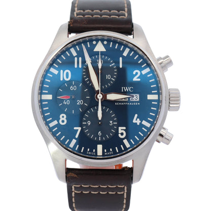IWC Pilot's 43mm Blue Dial Watch Ref# IW378003 - Happy Jewelers Fine Jewelry Lifetime Warranty