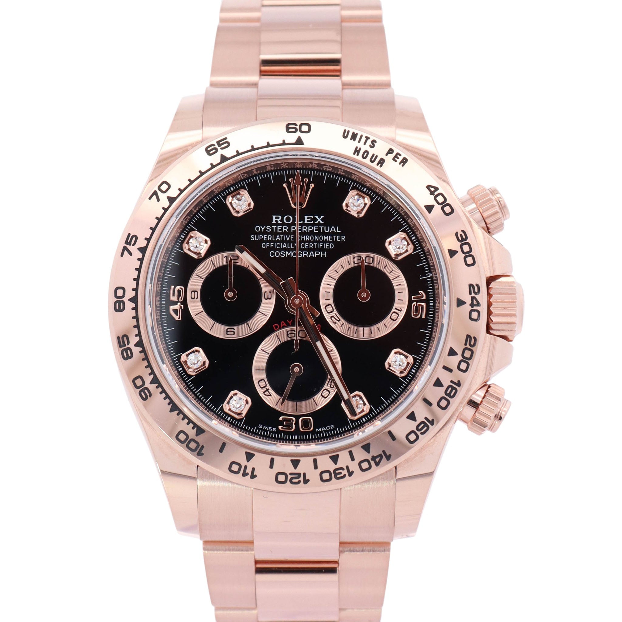 Rolex Daytona 40mm Black Dial Watch Ref# 116505 - Happy Jewelers Fine Jewelry Lifetime Warranty