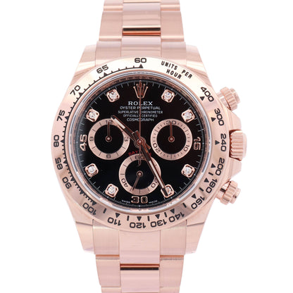 Rolex Daytona 40mm Black Dial Watch Ref# 116505 - Happy Jewelers Fine Jewelry Lifetime Warranty