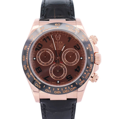 Rolex Daytona 40mm Chocolate Dial Watch Ref# 116515LN - Happy Jewelers Fine Jewelry Lifetime Warranty